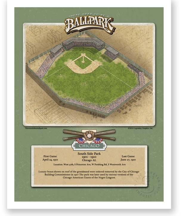 Poster featuring image of South Side Park, Chicago