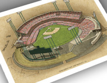 thumbnail of 13x19 print of early Candlestick Park