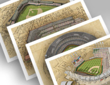 thumbnail of 4pack of Cleveland ballparks