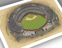 thumbnail of 13x19 print of Cleveland Stadium