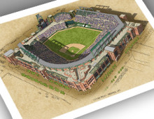 thumbnail of 13x19 print of Coors Field