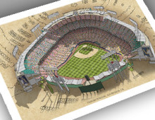 thumbnail of 13x19 print of Dodger Stadium