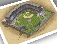 thumbnail of 13x19 print of KC Municipal Stadium