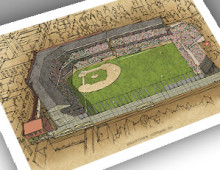 thumbnail of 13x19 print of League Park II