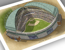 thumbnail of 13x19 print of Miller Park