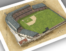 thumbnail of 13x19 print of Navin Field