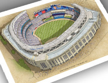 thumbnail of 13x19 print of New Yankee Stadium