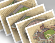 thumbnail of 5 philadelphia ballpark prints