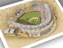 thumbnail of 13x19 print of Progressive Field