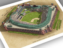 thumbnail of 13x19 print of Rangers Ballpark at Arlington