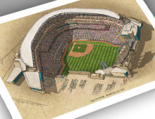 thumbnail of 13x19 print of Target Field