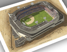 thumbnail of 13x19 print of Tiger Stadium