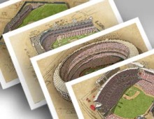 thumbnail of 4 cincinnati ballpark prints