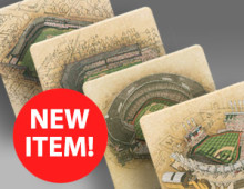 thumbnail of Cleveland ballpark coasters