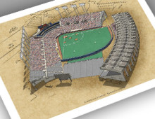 thumbnail of 13x19 print of Exhibition Stadium