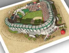 Thumbnail of 13x19 print of Angels Stadium