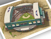Thumbnail of 13x19 print of Chase Field