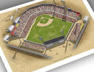 There Used To Be A Ballpark Colt Stadium 13x19 Large Print - There Used To  Be A Ballpark