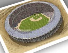 Thumbnail showing 13x19 print of Fulton County Stadium