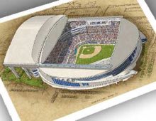 Thumbnail image of 13x19 print of Marlins Park