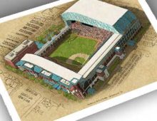 Thumbnail of 13x19 print of Minute Maid Park