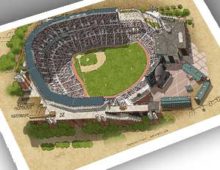 Thumbnail of 13x19 print of Turner Field